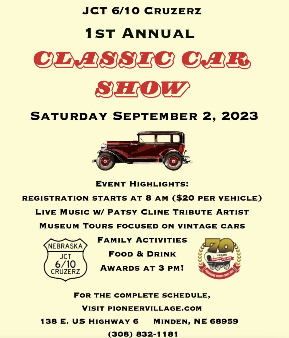 1st Annual Classic Car Show Harold Warp Pioneer Village And 610 Jct