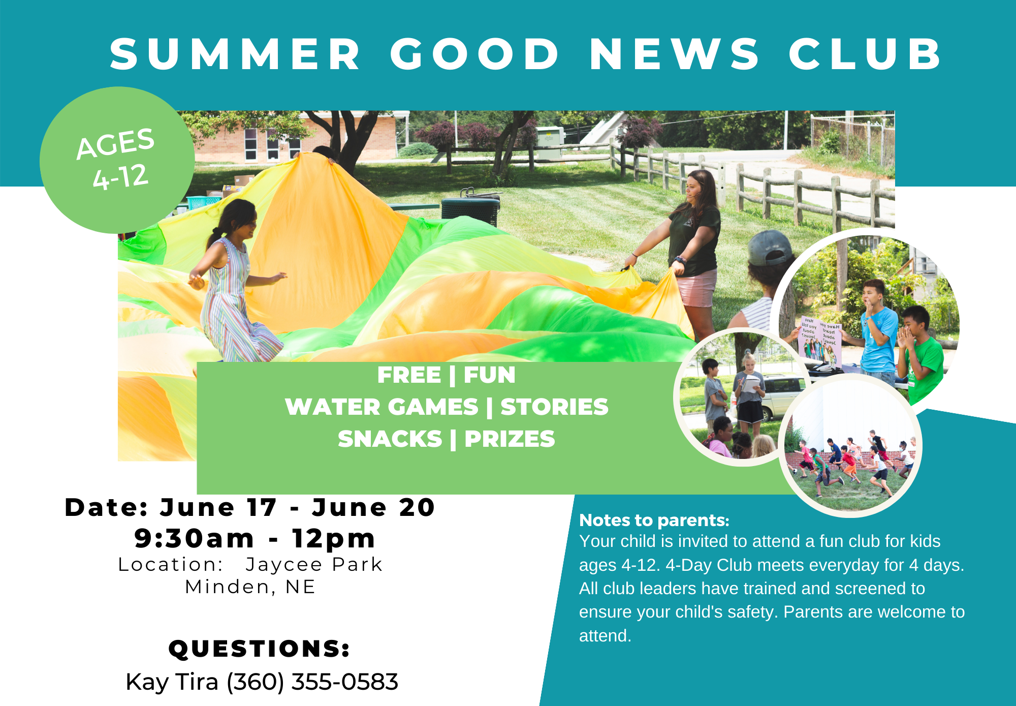 Summer Good News Club - June 17th-20th - Minden Chamber of Commerce